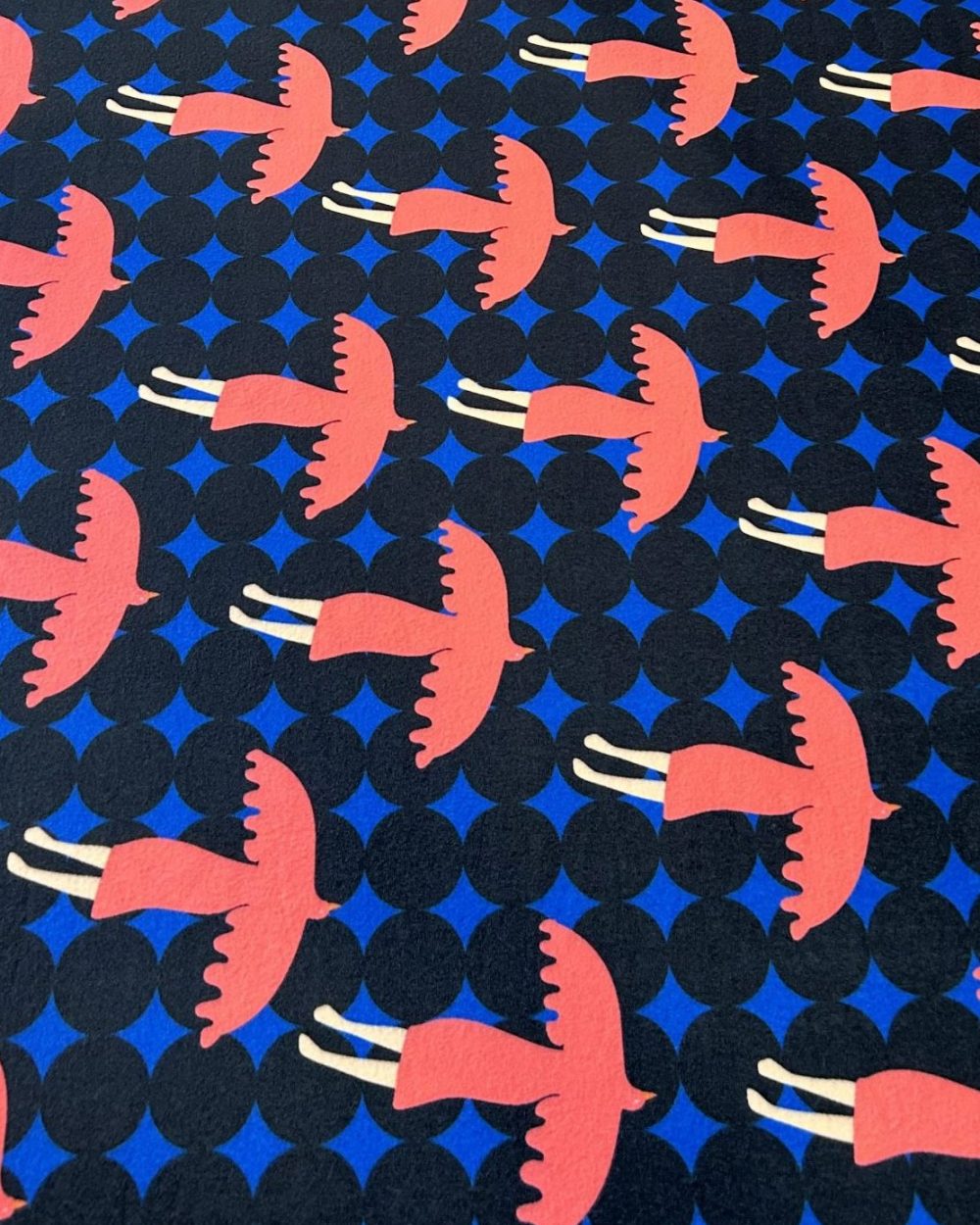 Tejido de Punto - Print Lady Bird Topos