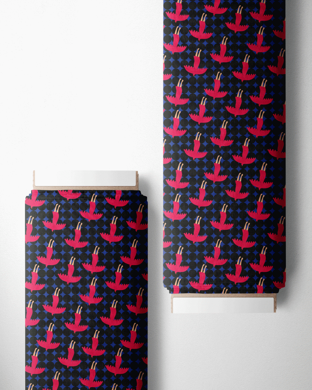 Tejido de Punto - Print Lady Bird Topos