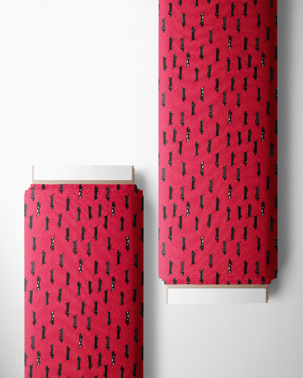 Tejido Canvas - Print Salchichas