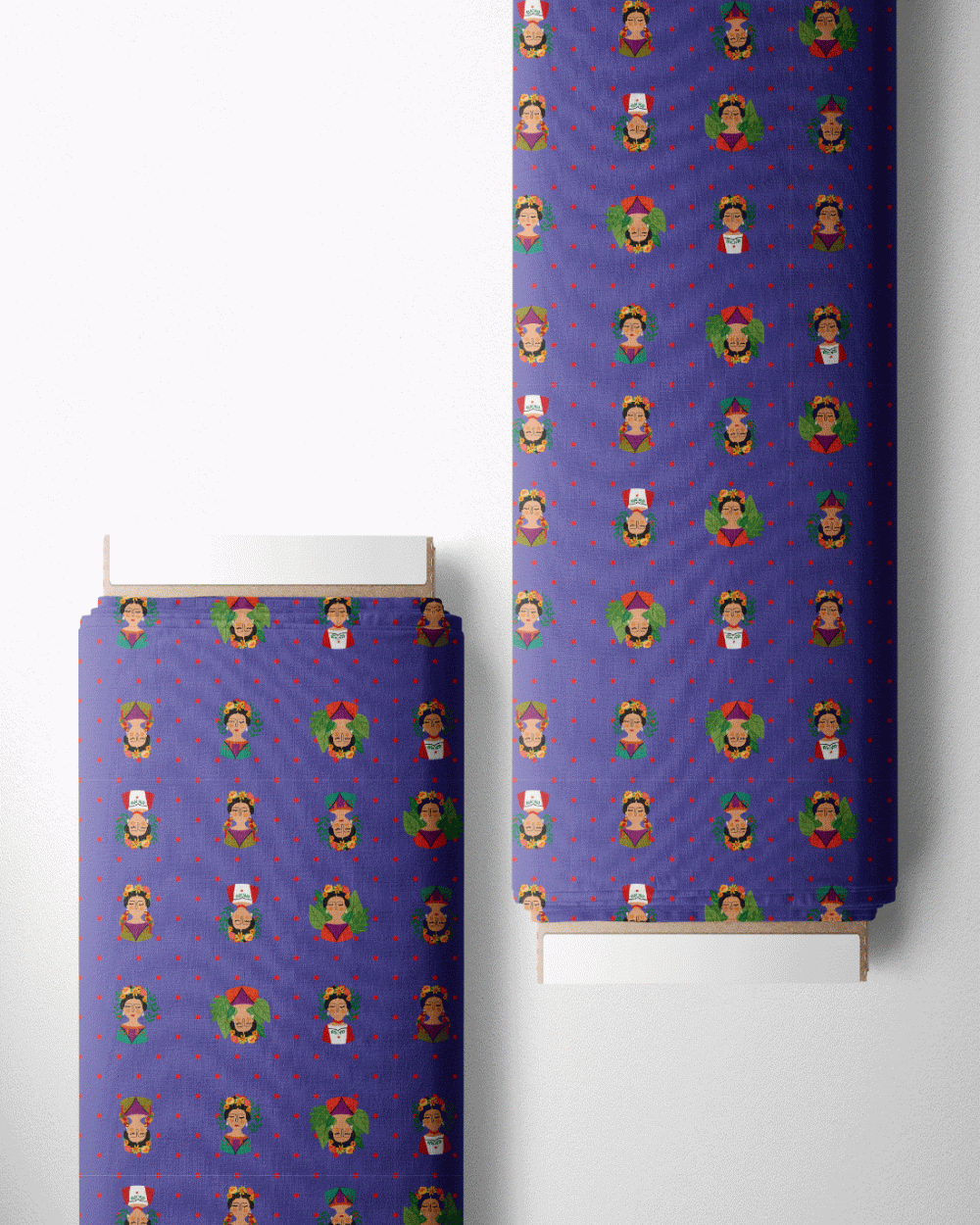 Tejido Voile Viscosa - Print Frida