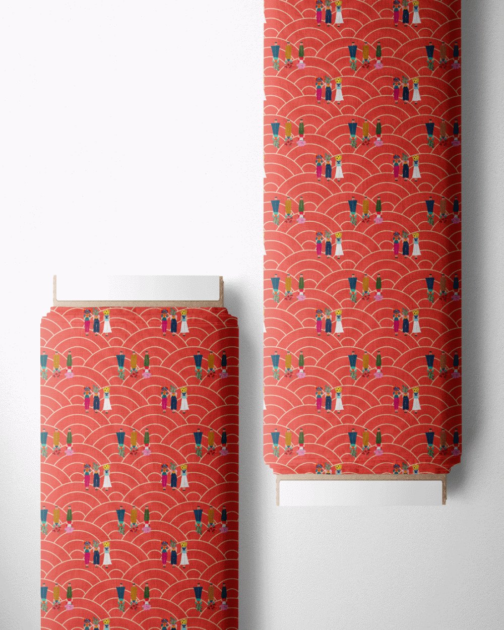 Tejido Voile de Algodon - Print Japon