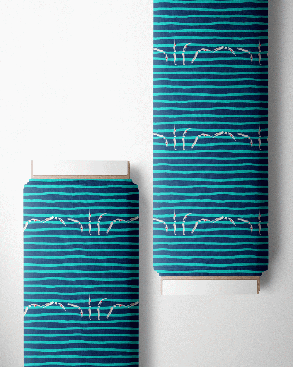 Tejido Voile Viscosa - Print Nadadoras