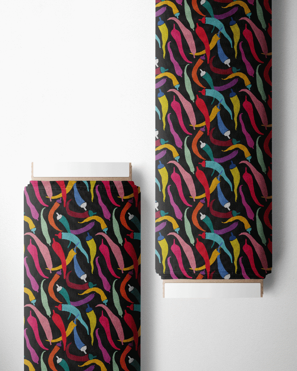 Tejido Voile Viscosa - Print Pimientos